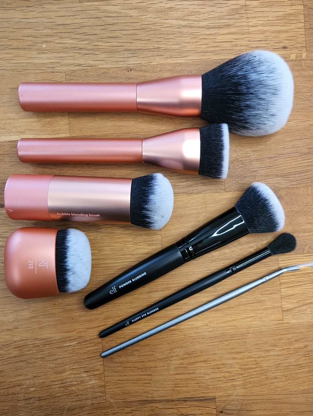 x7 makeup brush lot / bundle ✨ Real Techniques, e.l.f., and Face Secrets